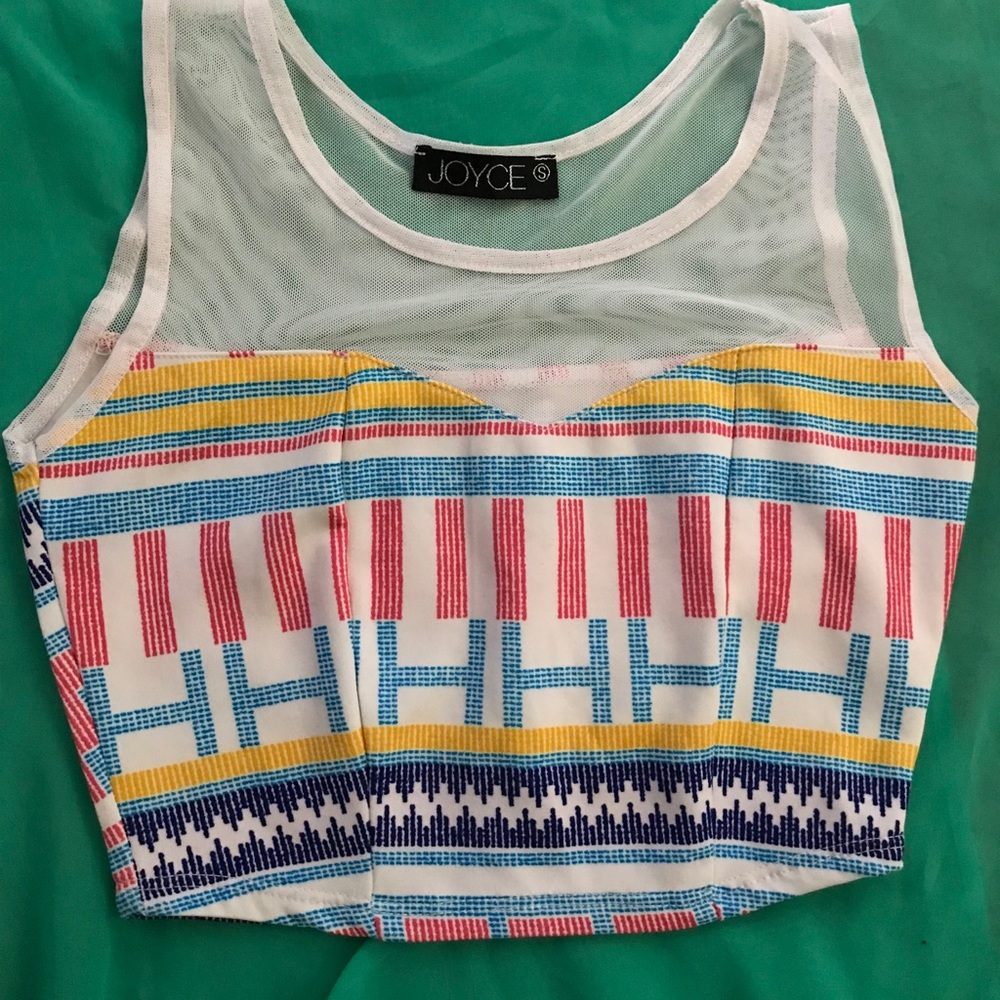 JOYCE mesh crop top